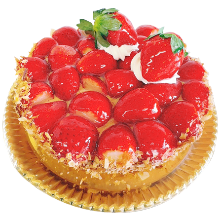 季節のホールタルト　河西いちご園産いちご