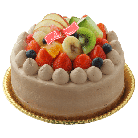 チョコ生クリームフルーツ