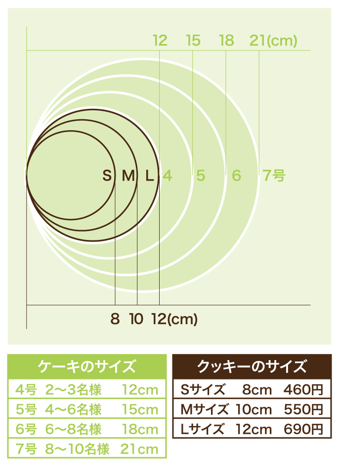 サイズについて